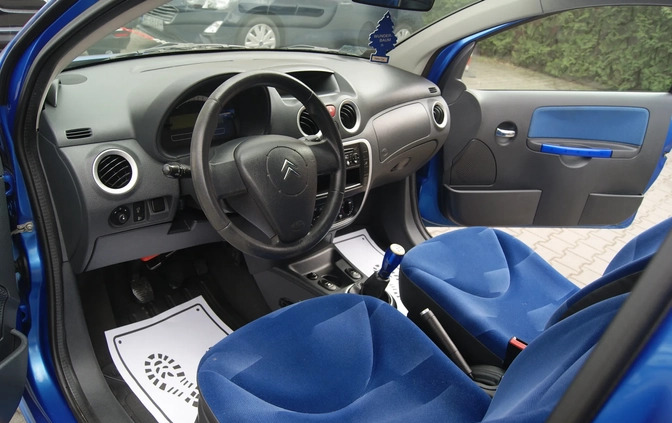 Citroen C2 cena 11900 przebieg: 141655, rok produkcji 2008 z Zalewo małe 562